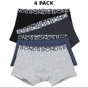 Bonds Boys Trunk Supportive Pouch with Comfy Coverage 4 Pack UWCD4A KGY