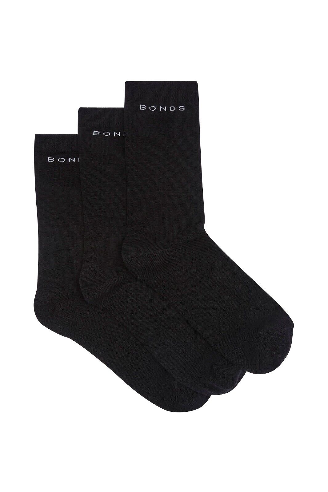 Bonds Mens Australian cotton Crew Sock Soft Reinforced Heel & Toe 6 Pack SYFK3N