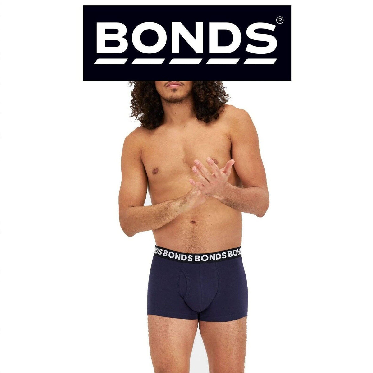 Bonds Mens Everyday Trunks Convenient Double Lined Pouch Underwear MWQ8