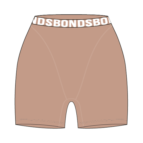 Bonds Womens Chafe Off Short Ultimate Thigh Saver Chafe Off Panel 6 Pack WR4P