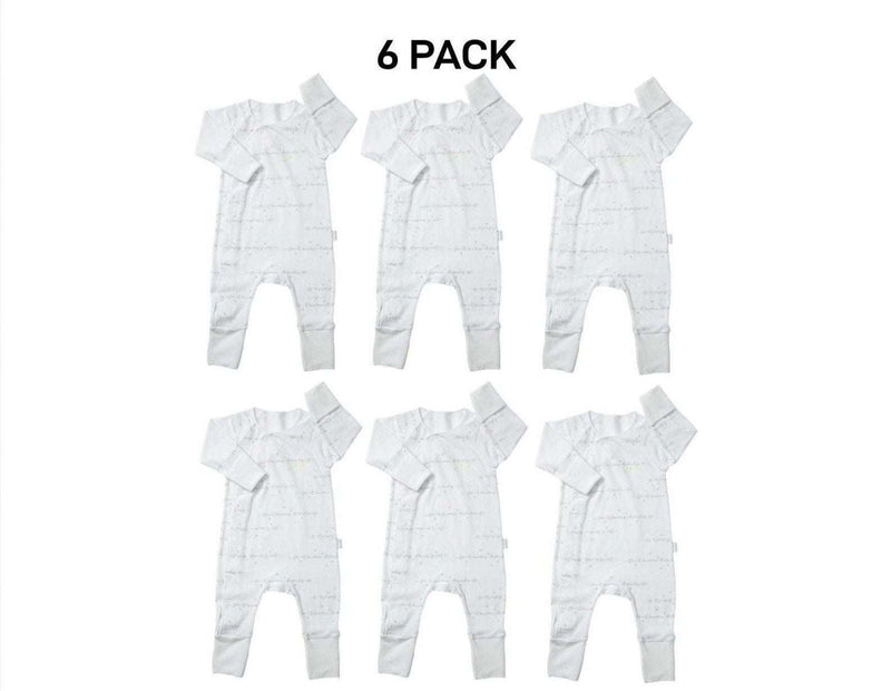 Bonds Baby Newbies Coverall Super Soft Cozysuit & Stretchable Fabic 6 Pack BXQBA