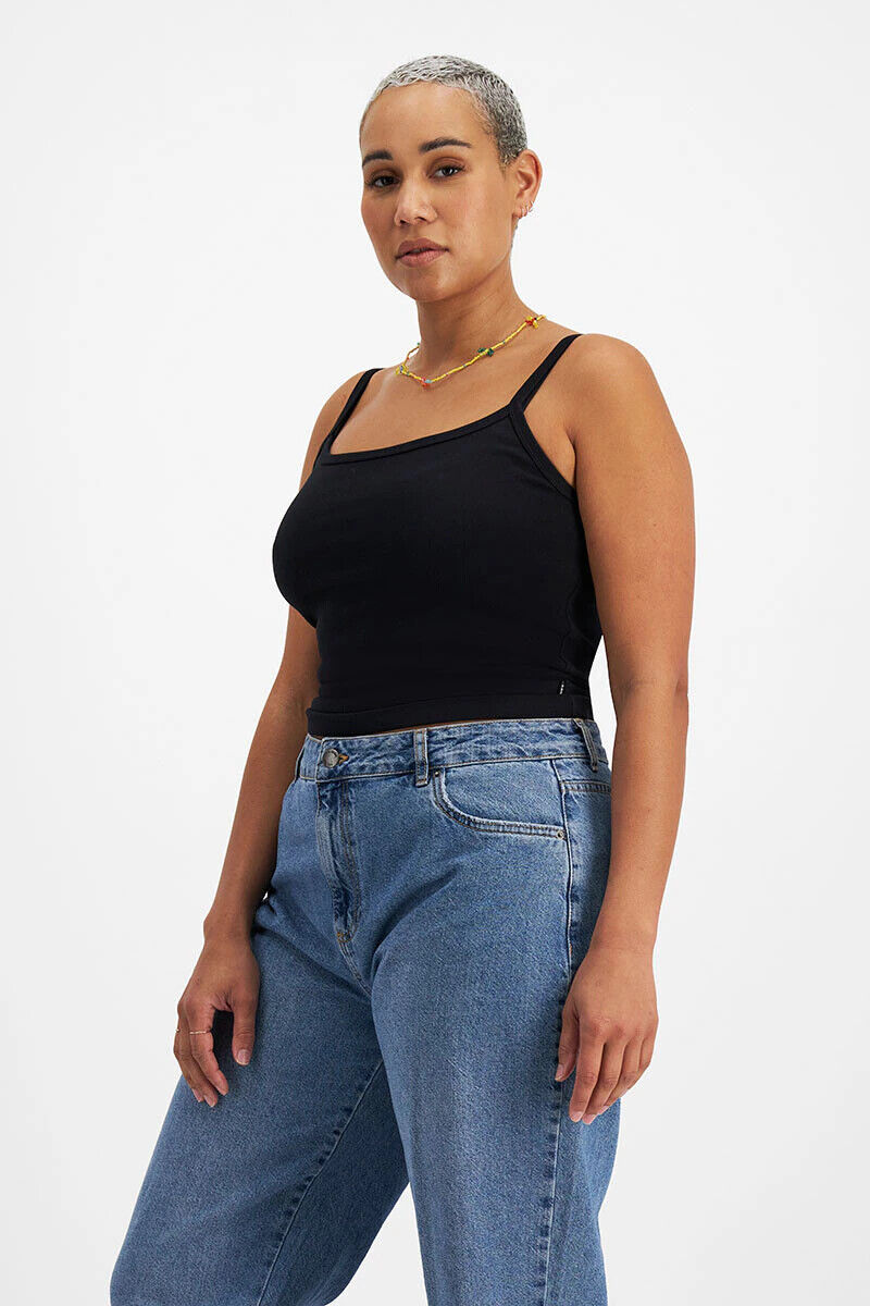 Bonds Womens Originals Cami Long Lasting Comfort Soft & Supportive 3 Pack CR9BI