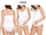 Bonds Womens Originals Maternity Support Singlet Stretch and Grow 3 Pack YXF3Y