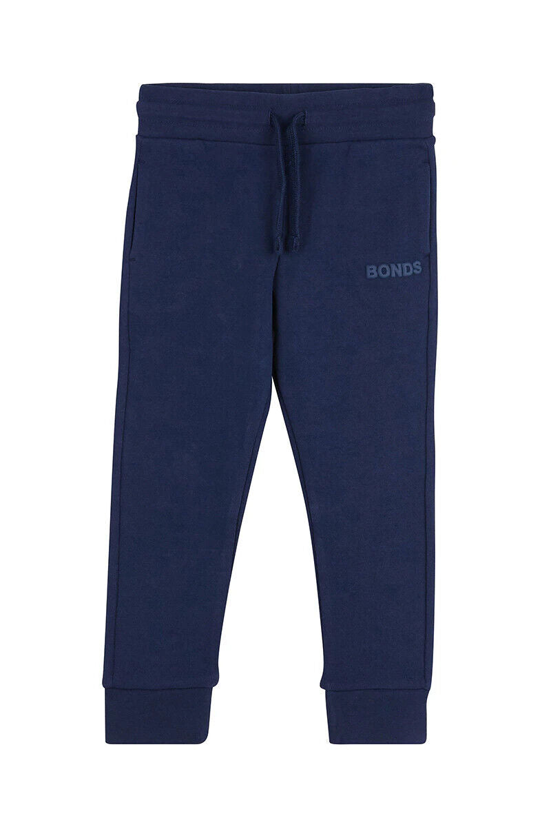 Bonds Kids Tech Sweats Trackie Pants Lightweight Warm Minimise Heat 3 Pack KVQRK