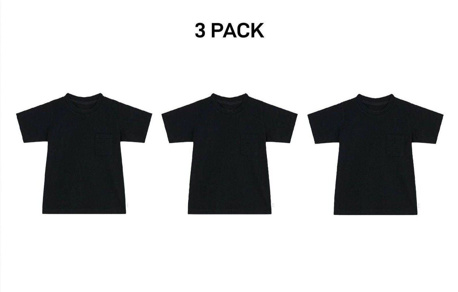 Bonds Kids Next Gen Crew Tee Cotton Shirt Perfect Comfort and Style 3 Pack KVRHK