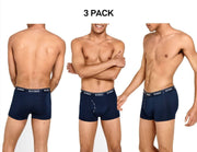 Bonds Mens Microfibre Guyfront Trunk Super Smooth Microfibre Version 3 Pack MX86