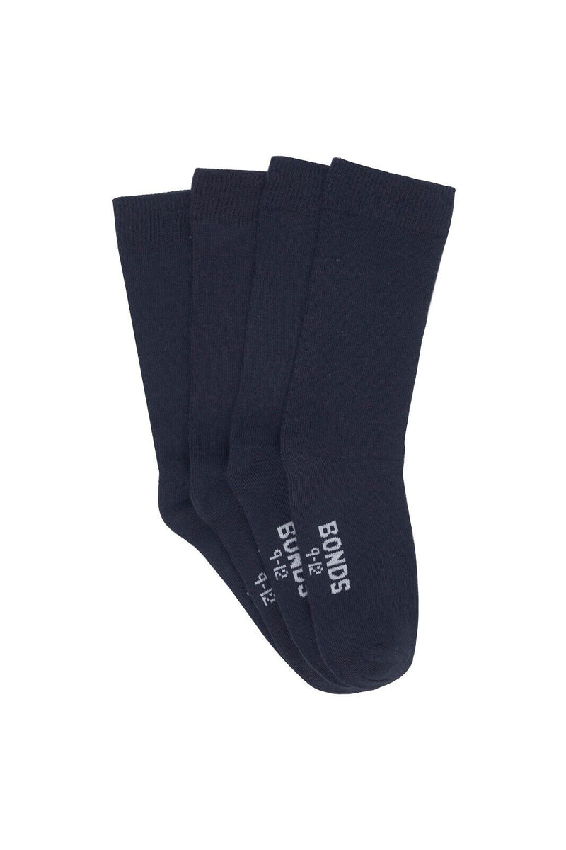 Bonds Kids School Oxford Crew Socks Ultimate Comfort and Softness 16 Pack RY4X4N