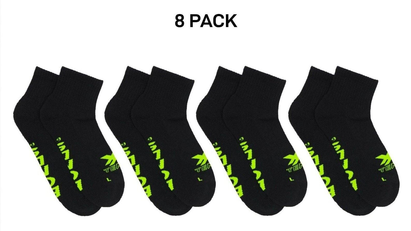 Bonds Mens X-Temp Quarter Crew Socks Dynamic Dual Action Cooling 8 Pack SXX72N