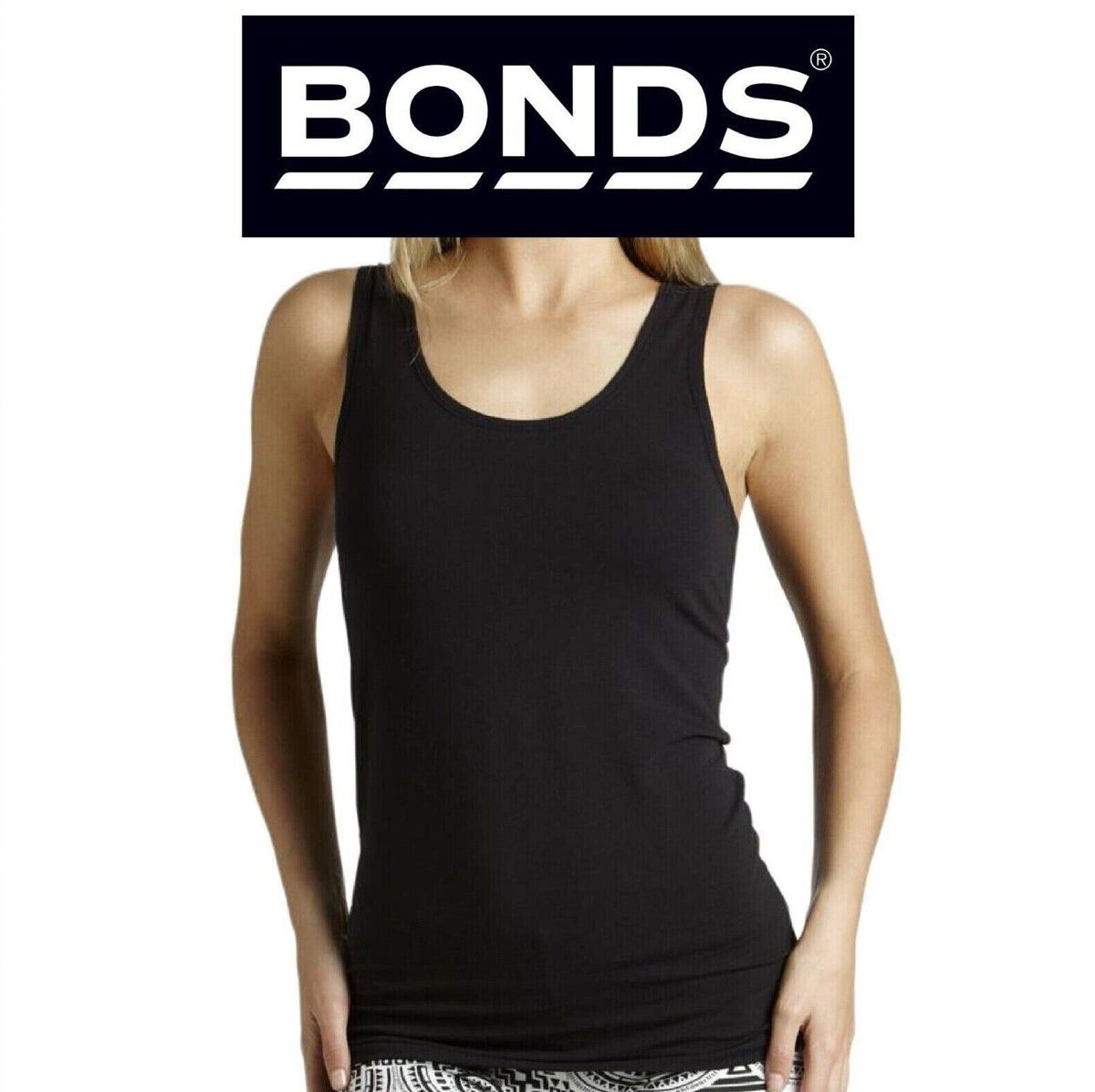 Bonds Womens Stretchy Chesty Tank Top Breathable Cotton Jersey WYEXY