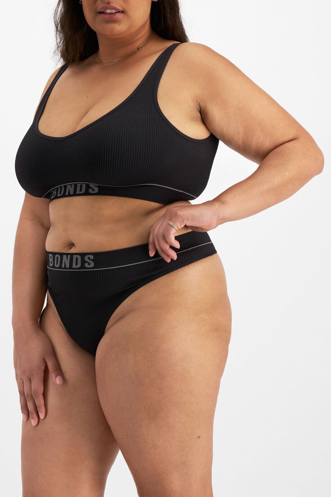 Bonds Womens Retro Rib Seamless Gee String Side Seams and Hi Leg 6 Pack WU8HA