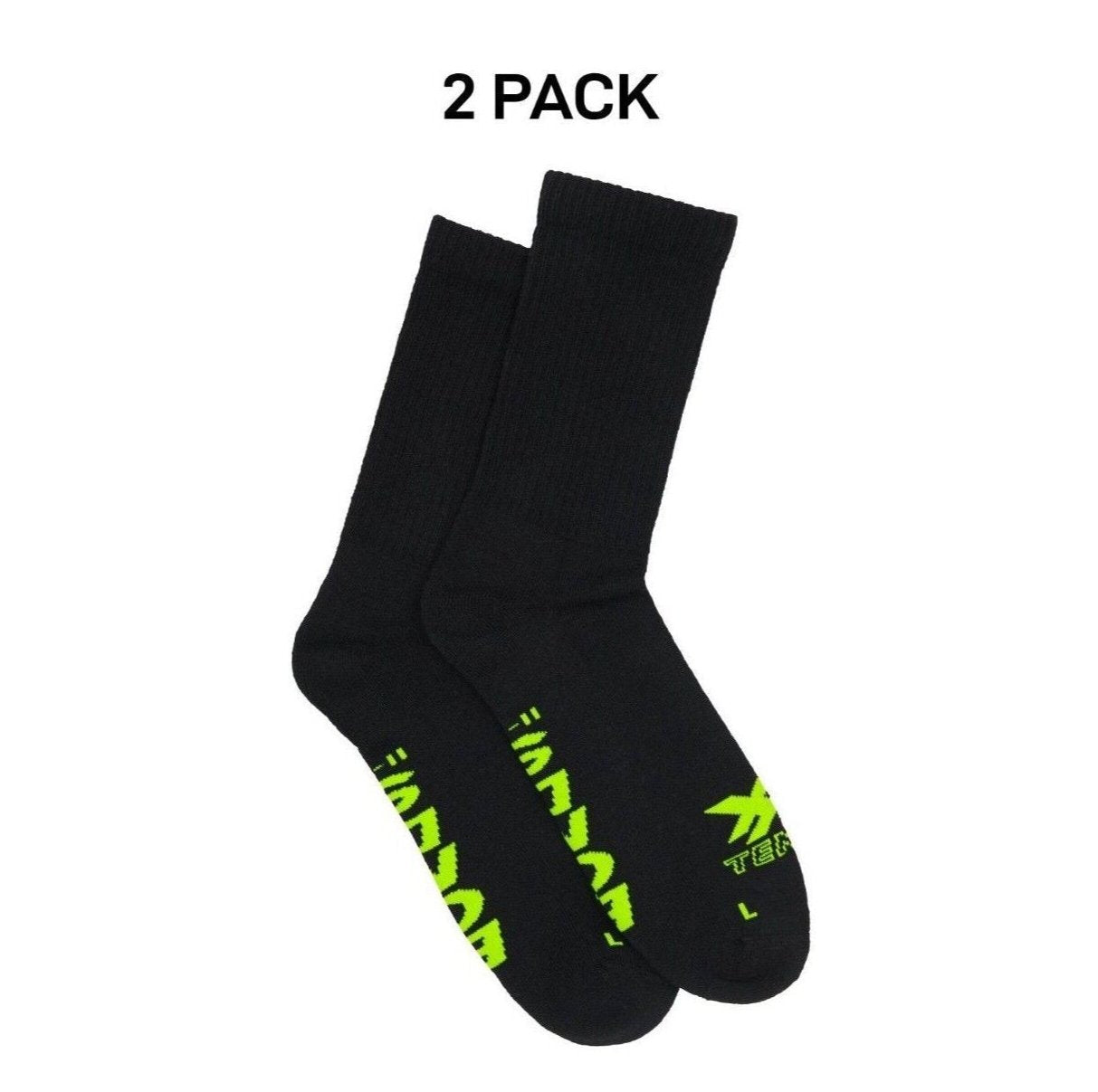 Bonds Mens X-Temp Crew Socks Comfy Cushioned Sole Arch Support 2 Pack SXX62N