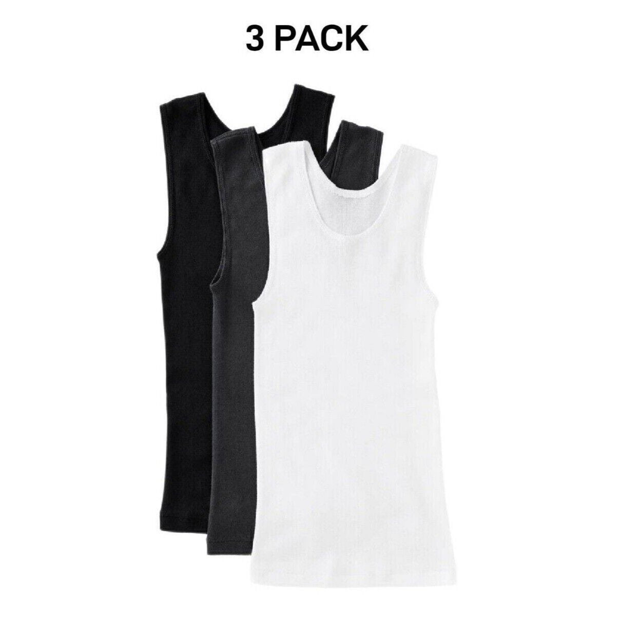 Bonds Boys New Chesty Vest Cotton Singlet Soft Comfort Cotton 3 Pack UYG33A