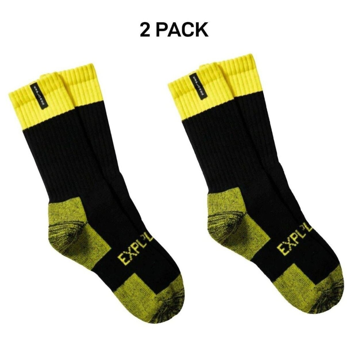 Bonds Mens Explorer Tough Work Durable Dual Layer Cotton 2 Pack SYNJ2W