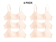 Bonds Girls Stretchies Contour Crop Extendable Elastic Straps Bra 6 Pack UZR31A