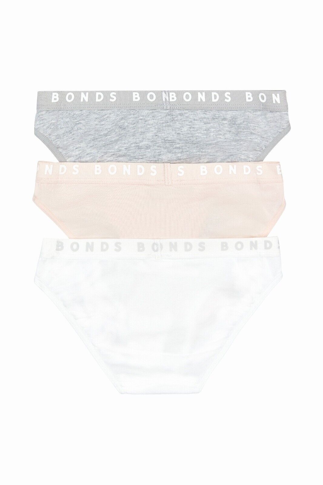 Bonds Girls Hipster Bikini Plain Comfortable Cotton Fabric 6 Pack UWPR3A