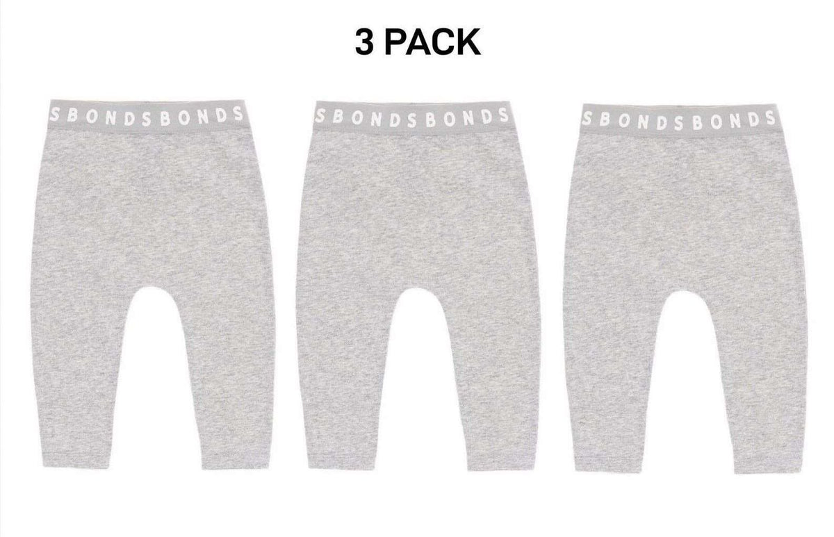 Bonds Baby Stretchies Legging Super Soft & Stretchable Comfortable 3 Pack BXF8A