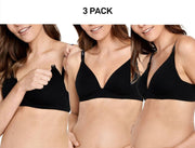 Bonds Womens Original Maternity Wirefree Contour Bra Comfy Coverage 3 Pack YXJ4Y