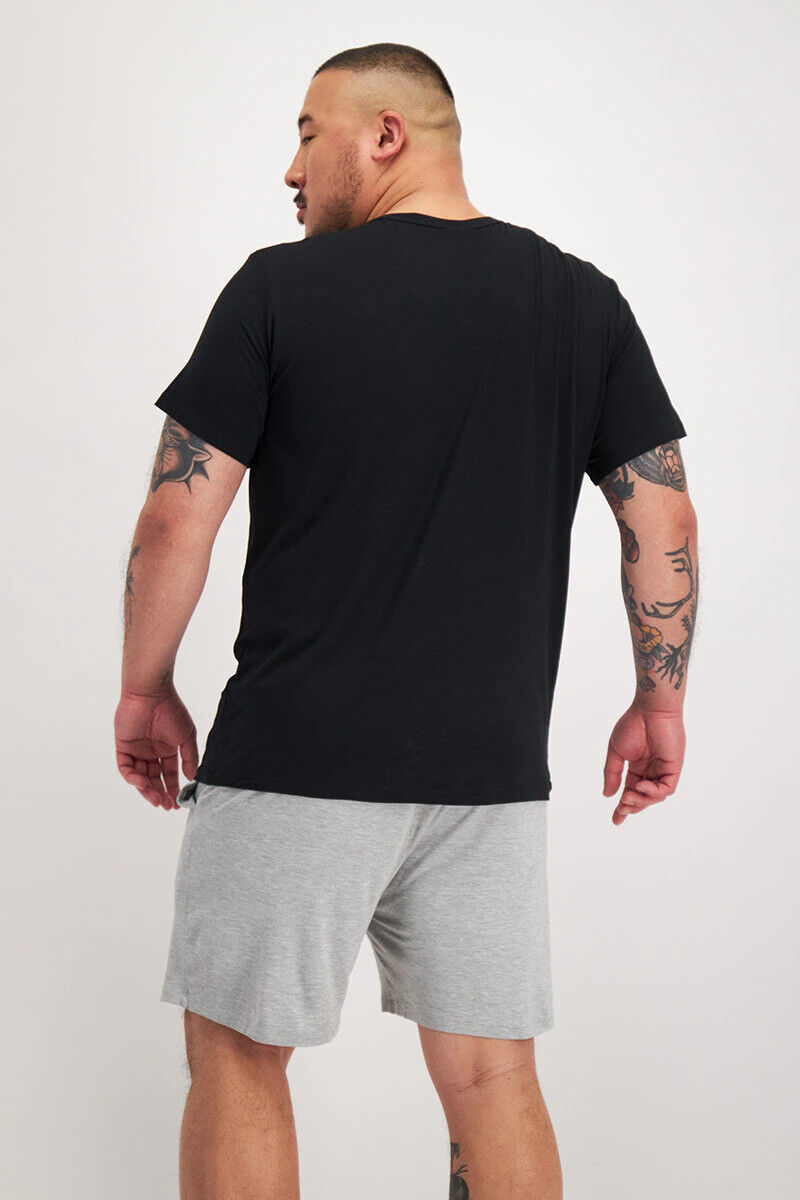 Bonds Mens Sleep Viscose Bamboo Tee Shirt Relaxed Comfortable Fit 3 Pack MW9V