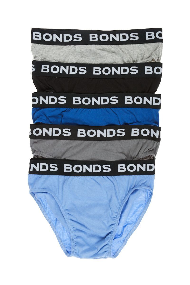 Bonds Mens Hipster Brief  Wide Comfortable Elastic Waistband 15 Pack M8DM5T