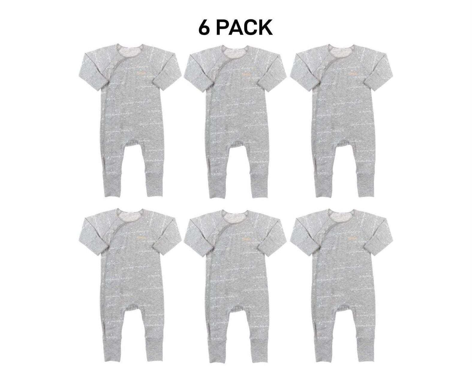 Bonds Baby Newbies Coverall Super Soft Cozysuit & Stretchable Fabic 6 Pack BXQBA