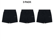 Bonds Kids Tech Sweats Short Lightweight Soft Rib Waistband Sporty 3 Pack KVQPK