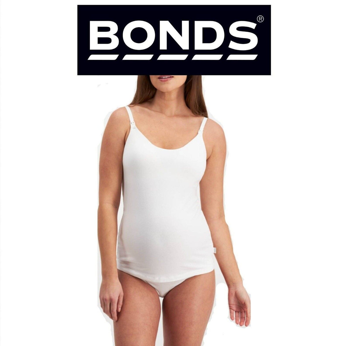 Bonds Womens Maternity Contour Support Singlet Organic Cotton YWYCY