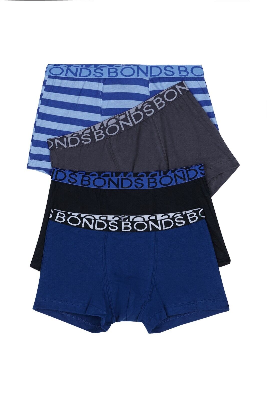 Bonds Boys Trunk Supportive Pouch With Comfy Coverage 4 Pack UWCF4A 20J