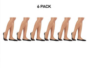 Bonds Womens Sheer Relief Smooth Footlet Soft Seamless Cushioned 6 Pack HXPV1N