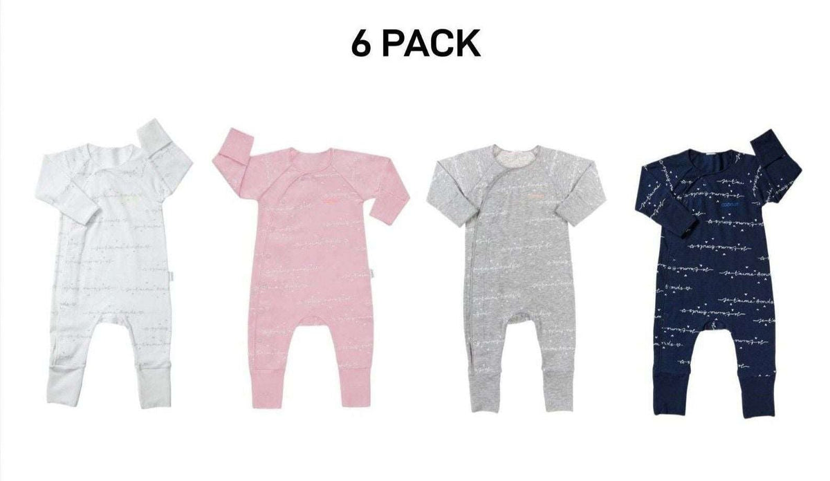 Bonds Baby Newbies Coverall Super Soft Cozysuit & Stretchable Fabic 6 Pack BXQBA