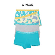 Bonds Girls Shortie Full Coverage Modesty Ultimate Soft Waistband 4 Pack UWCA4A