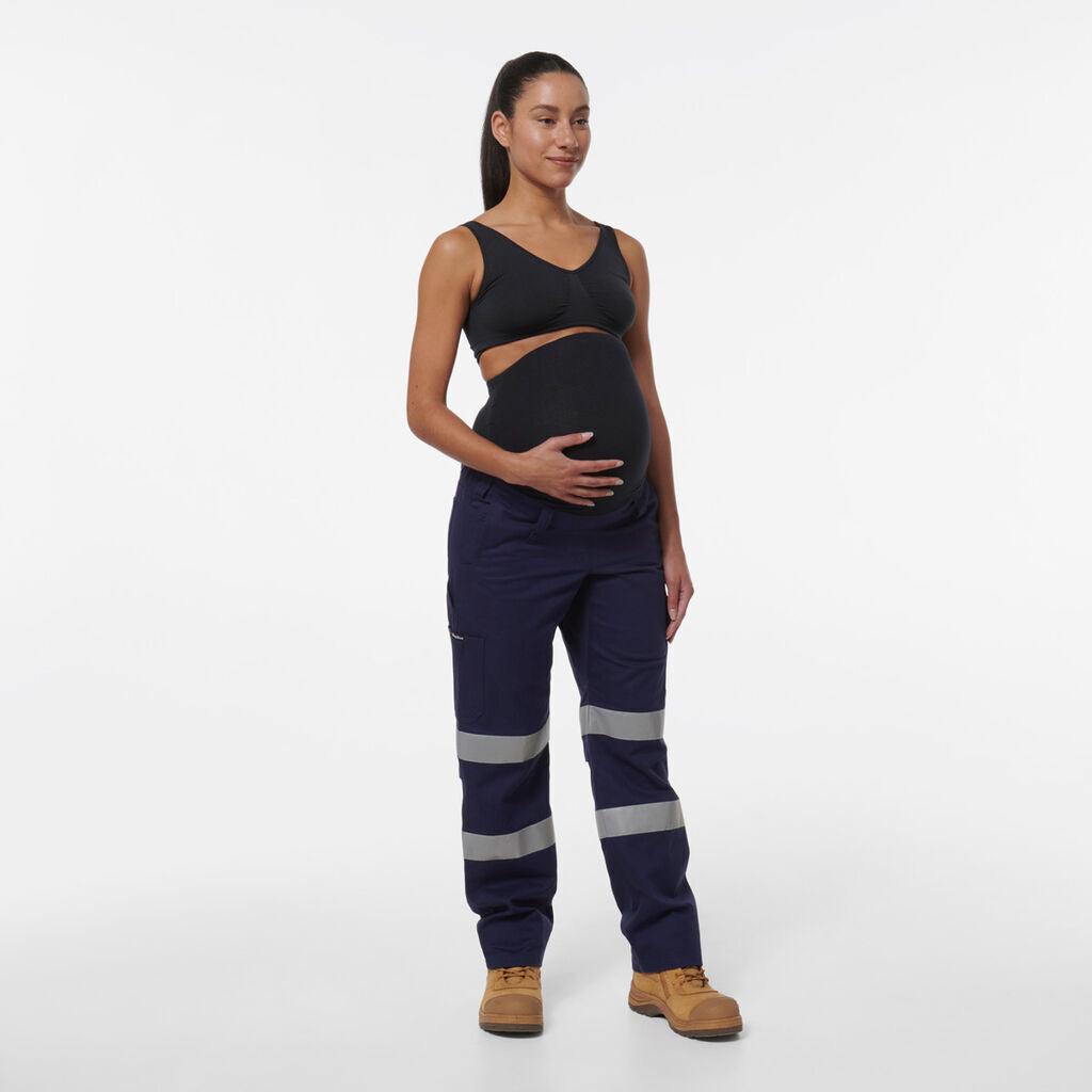 KingGee Womens Safety WorkCool Maternity Reflective Bio Motion Pant K43007-Collins Clothing Co