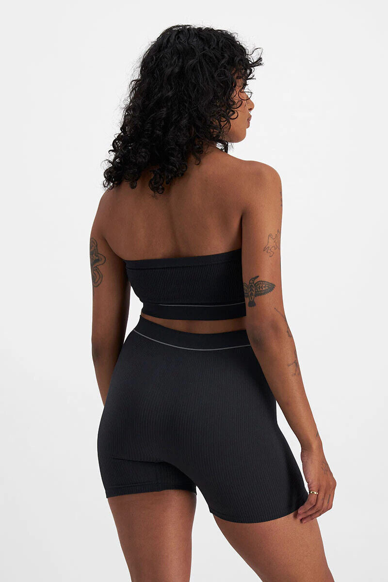 Bonds Womens Retro Rib Seamless Short Flattering and Supportive Fit 6 Pack WRBN