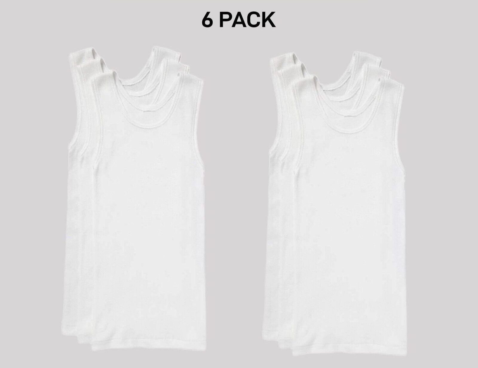 Bonds Boys New Chesty Vest Cotton Singlet Soft Comfort Cotton 6 Pack UYG33A