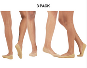 Bonds Womens Sheer Relief Smooth Footlet Soft Seamless Cushioned 3 Pack HXPV1N