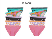 Bonds Girls Bikini Soft and Stretchy Perfect Everyday Coverage 10 Pack UWNV5A
