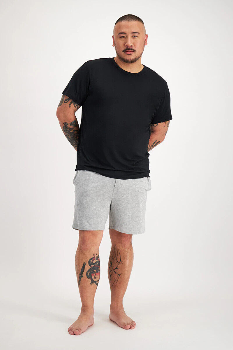 Bonds Mens Sleep Viscose Bamboo Tee Shirt Relaxed Comfortable Fit 6 Pack MW9V