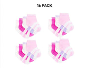 Bonds Baby Sportlet Arch Support Soft Breathable Comfiness Socks 16 Pack RXXL4N
