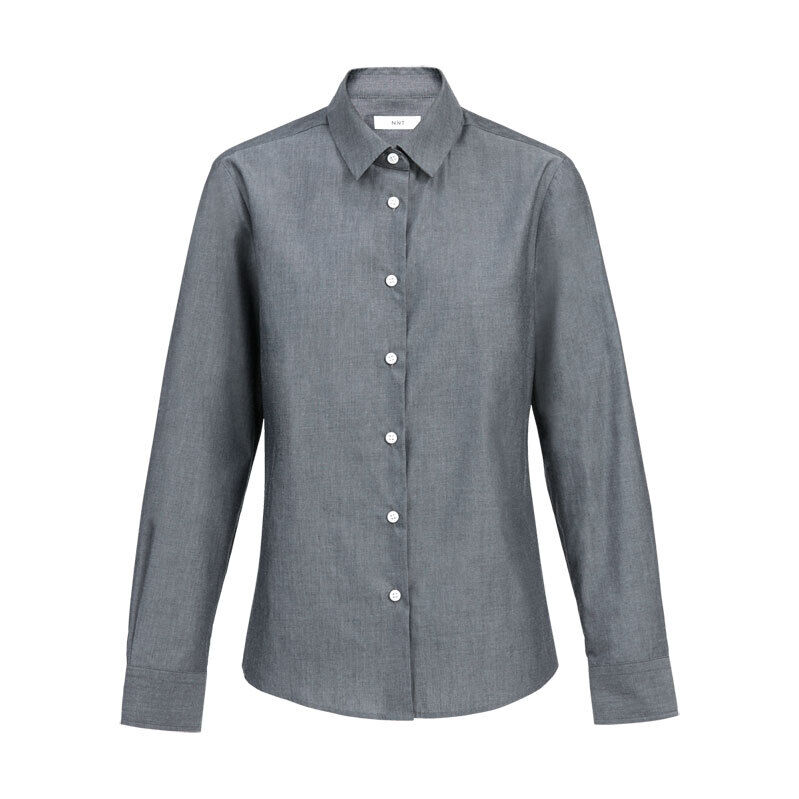 Clearance! NNT Chambray Long Sleeve Formal Comfy Straight Business Shirt CATU69-Collins Clothing Co