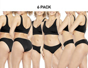 Bonds Womens Invisi Freecuts Bikini Medium Coverage Bikini Shape 6 Pack WU3T
