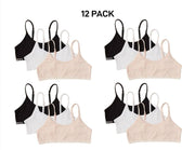 Bonds Girls Hipster Scoop Crop Supreme Support & Modesty Bra 12 Pack UXAY3A