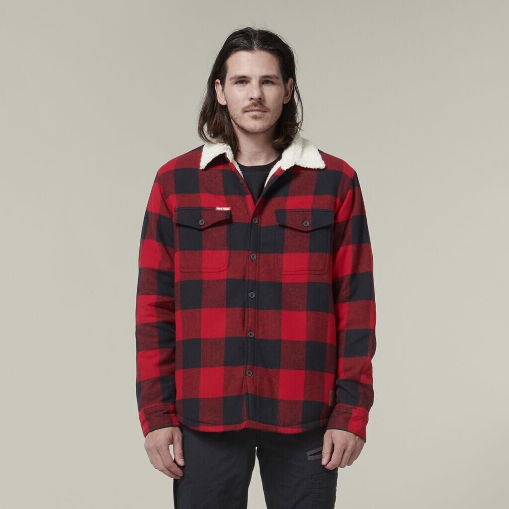 WINTER SALE! Hard Yakka Mens Heritage Trucker Sherpa Warm Work Jacket Y06823