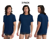 Bonds Mens Sleep Viscose Bamboo Tee Shirt Relaxed Comfortable Fit 3 Pack MW9V