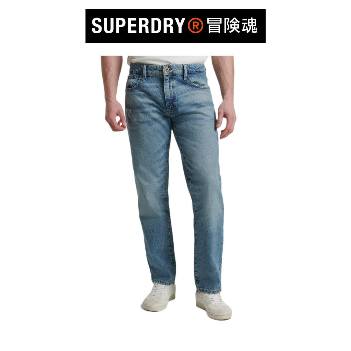 Superdry Mens Vintage Classic five-pocket design Straight  Jeans SM24WB3F