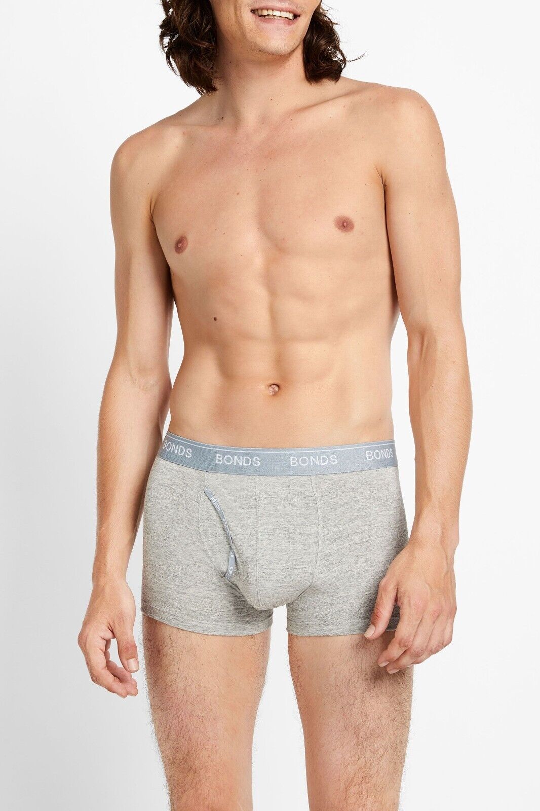 Bonds Mens Guyfront Trunk Stretchy Cotton Fabric Elastic Waistband 3 Pack MZVJ