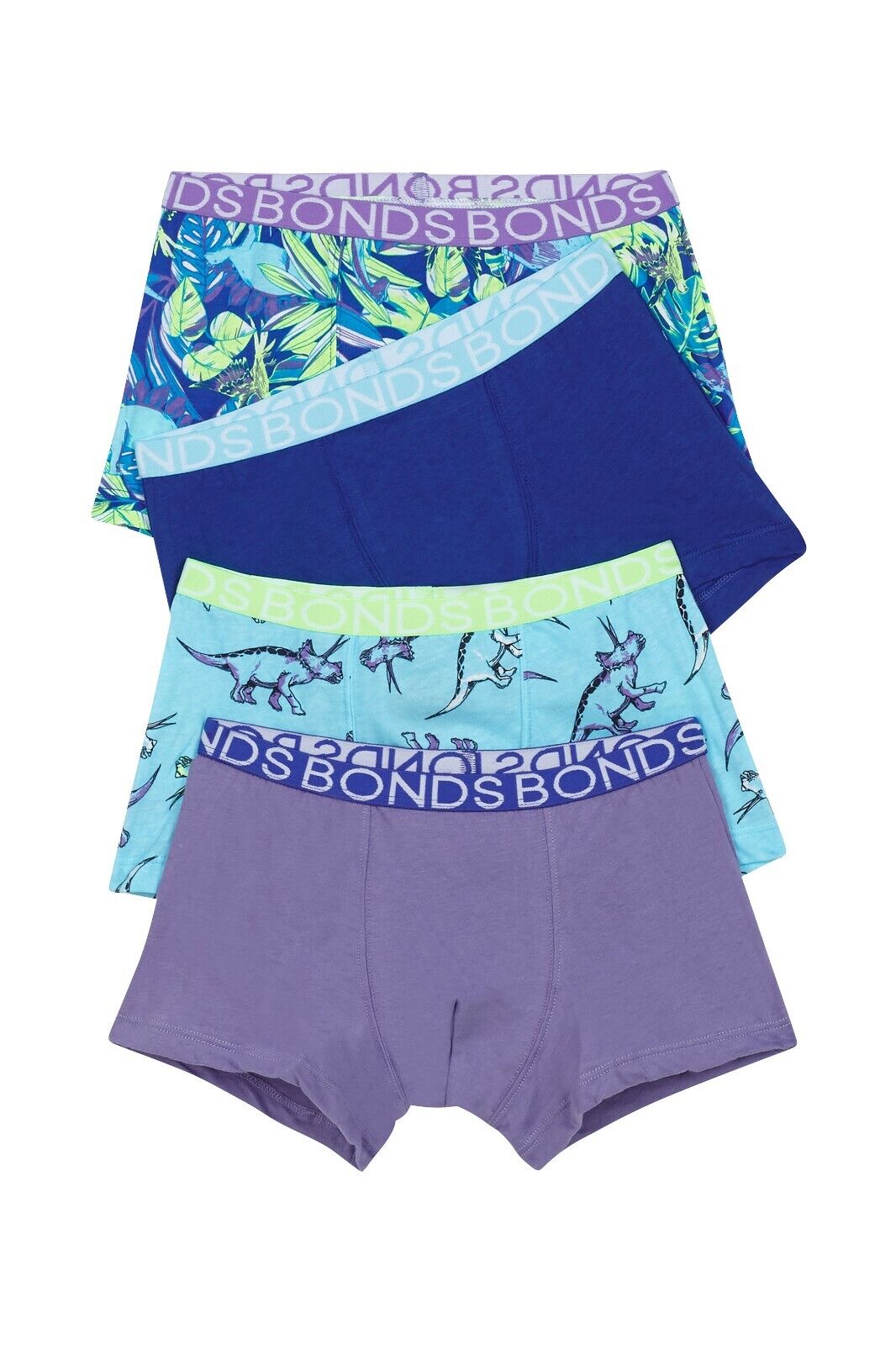 Bonds Boys Trunk Supportive Pouch with Comfy Coverage 8 Pack UWCF4A XS3-Collins Clothing Co