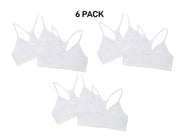 Bonds Girls Super Stretchies Racer Crop Double Layered Front 6 Pack UXNK2A