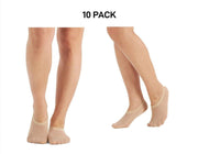 Bonds Womens Sheer Relief Cushioned Footlet Wicks Moisture 10 Pack L64711