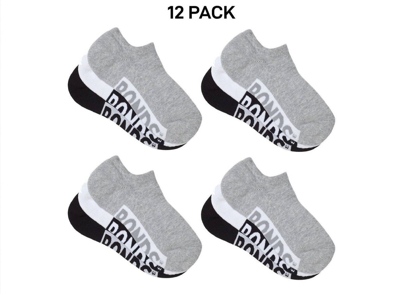 Bonds Womens Logo Cushioned No Show Extra Comfort Cushiness Soles 12 Pack LXPX3N