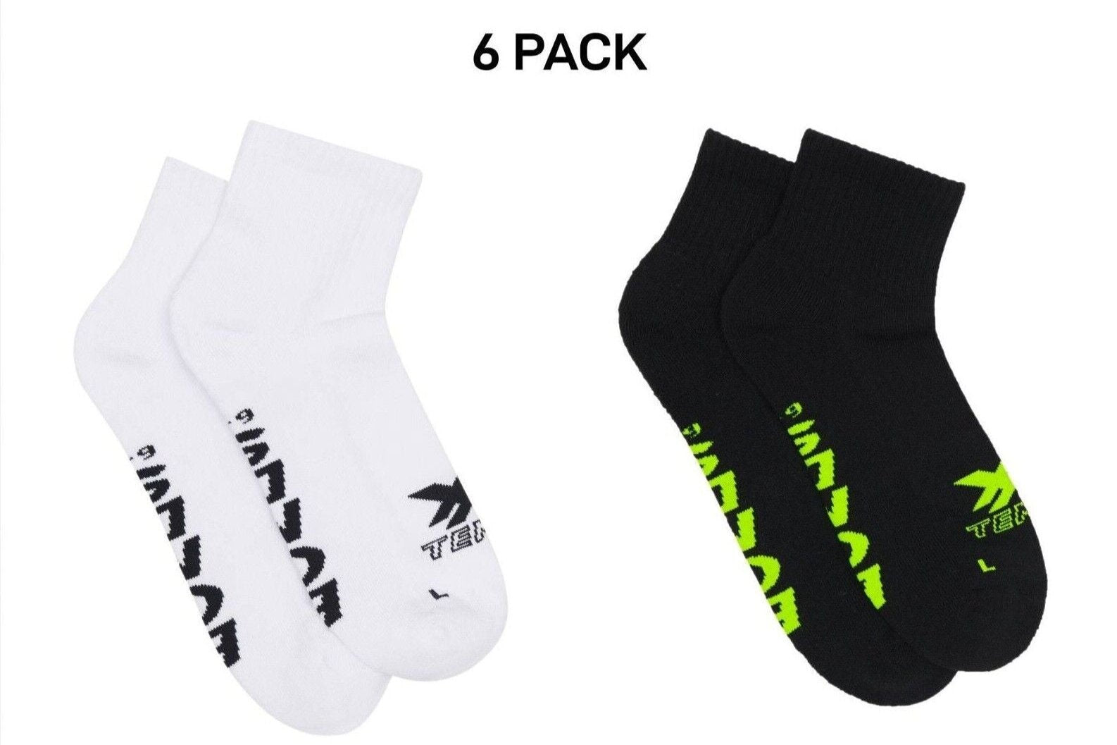 Bonds Mens X-Temp Quarter Crew Socks Dynamic Dual Action Cooling 6 Pack SXX72N