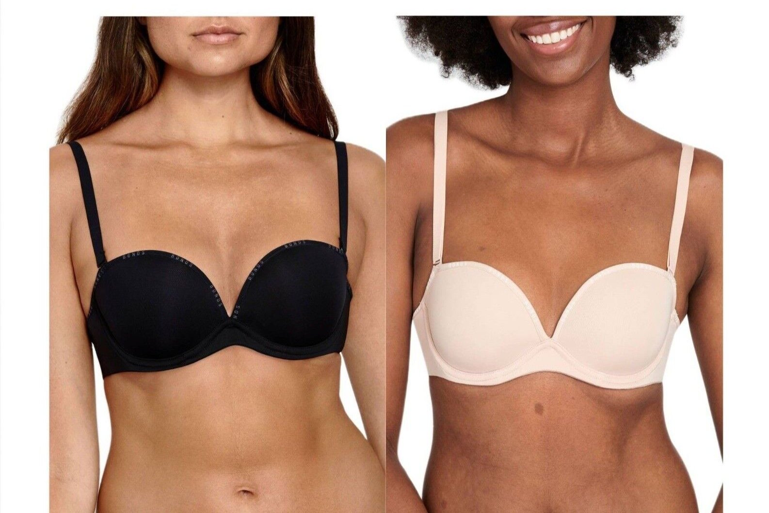 Bonds Womens Invisi Strapless Full Busted Bra Comfort Soft Silicon YXC3Y